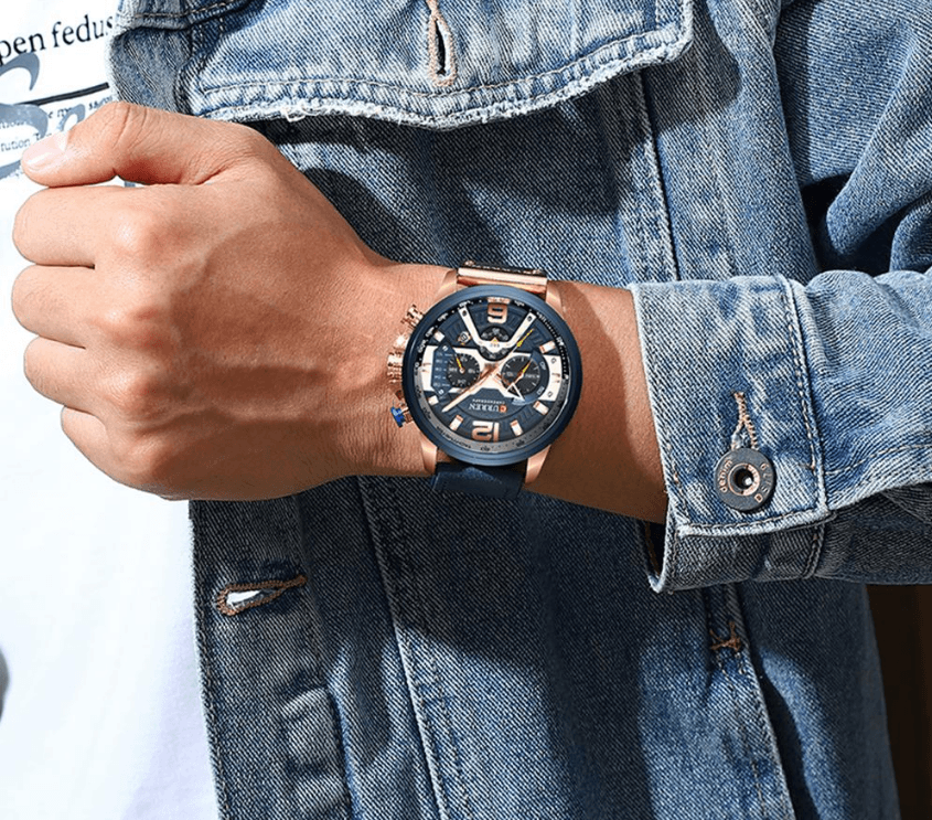 STEVVEX Men's 54mm Quartz Sport Watch | ST1CU3900MKT10
