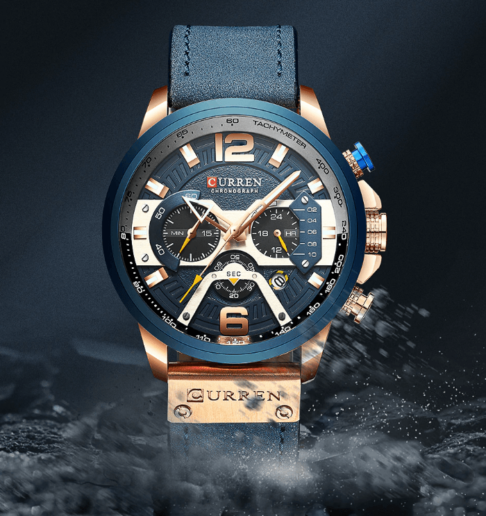 STEVVEX Men's 54mm Quartz Sport Watch | ST1CU3900MKT10