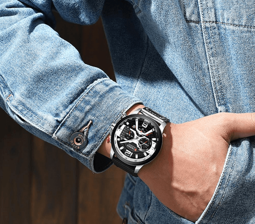 STEVVEX Men's 54mm Quartz Sport Watch | ST1CU3900MKT10