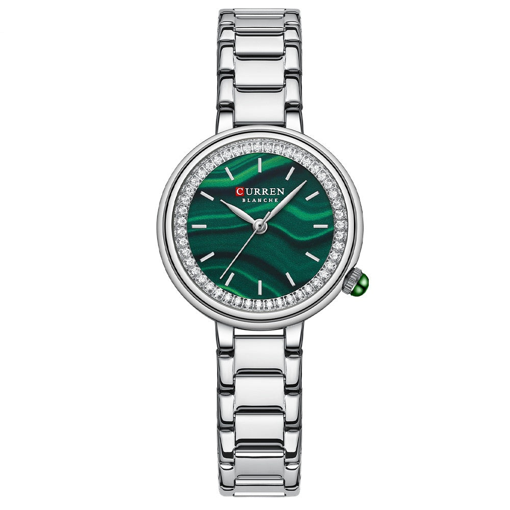 Women's Small-Dial Quartz Watch | Alloy Bracelet