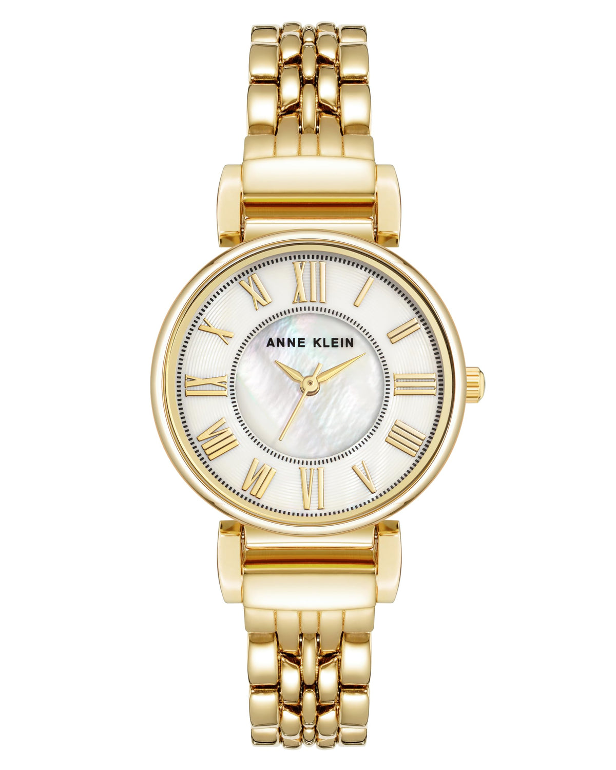 Anne Klein Women's Bracelet Watch – Gold-Tone Link Band, Roman Numeral Dial