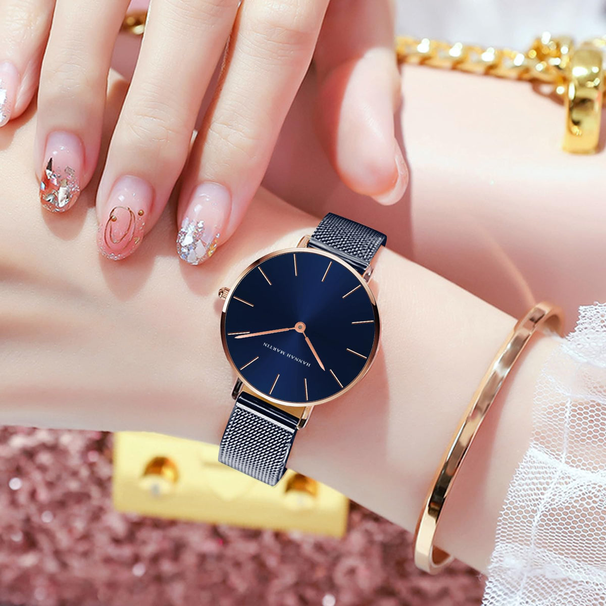 Hannah Martin Women's 36mm Minimalist Watch