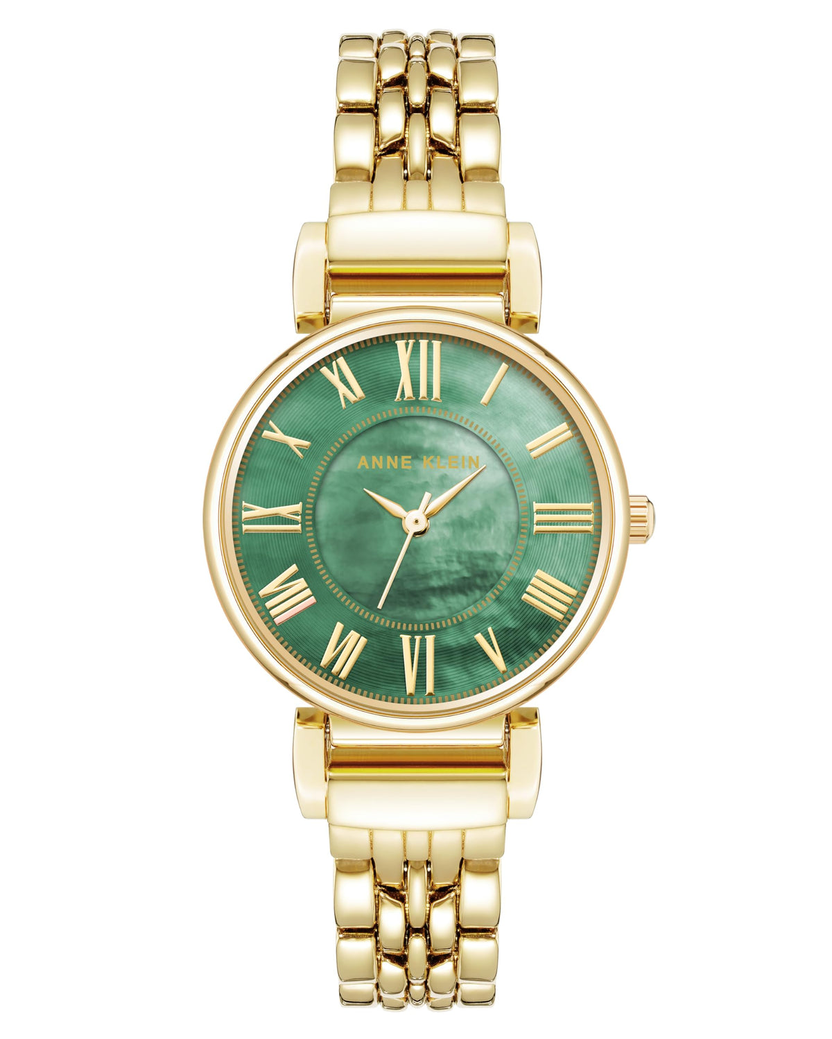 Anne Klein Women's Bracelet Watch – Gold-Tone Link Band, Roman Numeral Dial