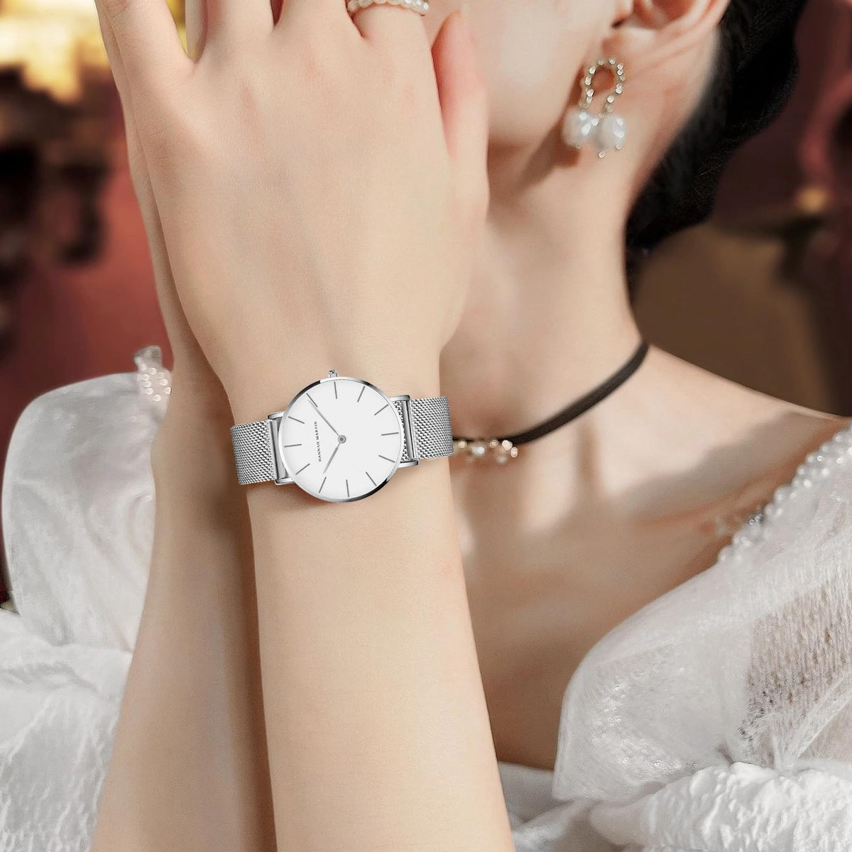 Hannah Martin Women's 36mm Minimalist Watch