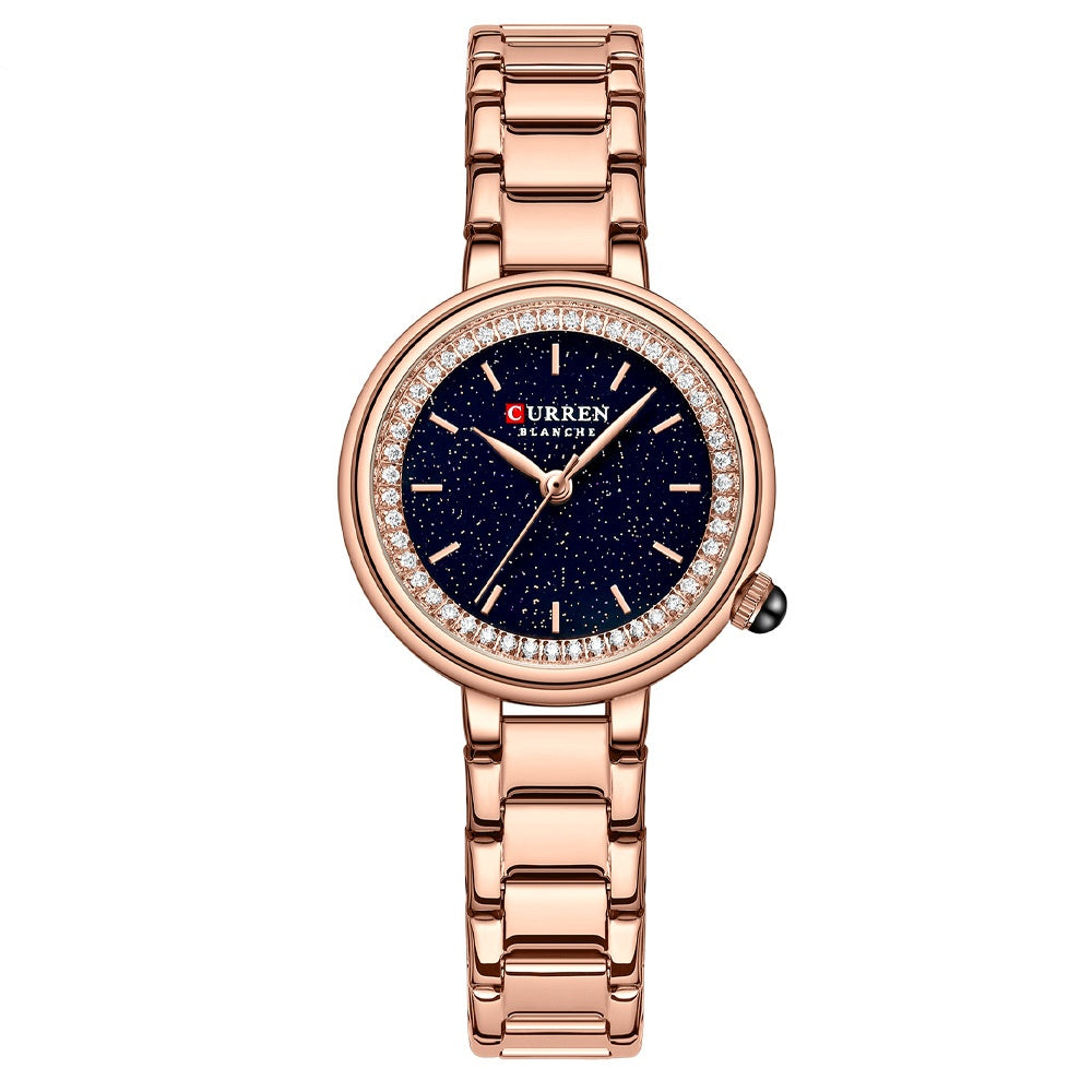 Women's Small-Dial Quartz Watch | Alloy Bracelet