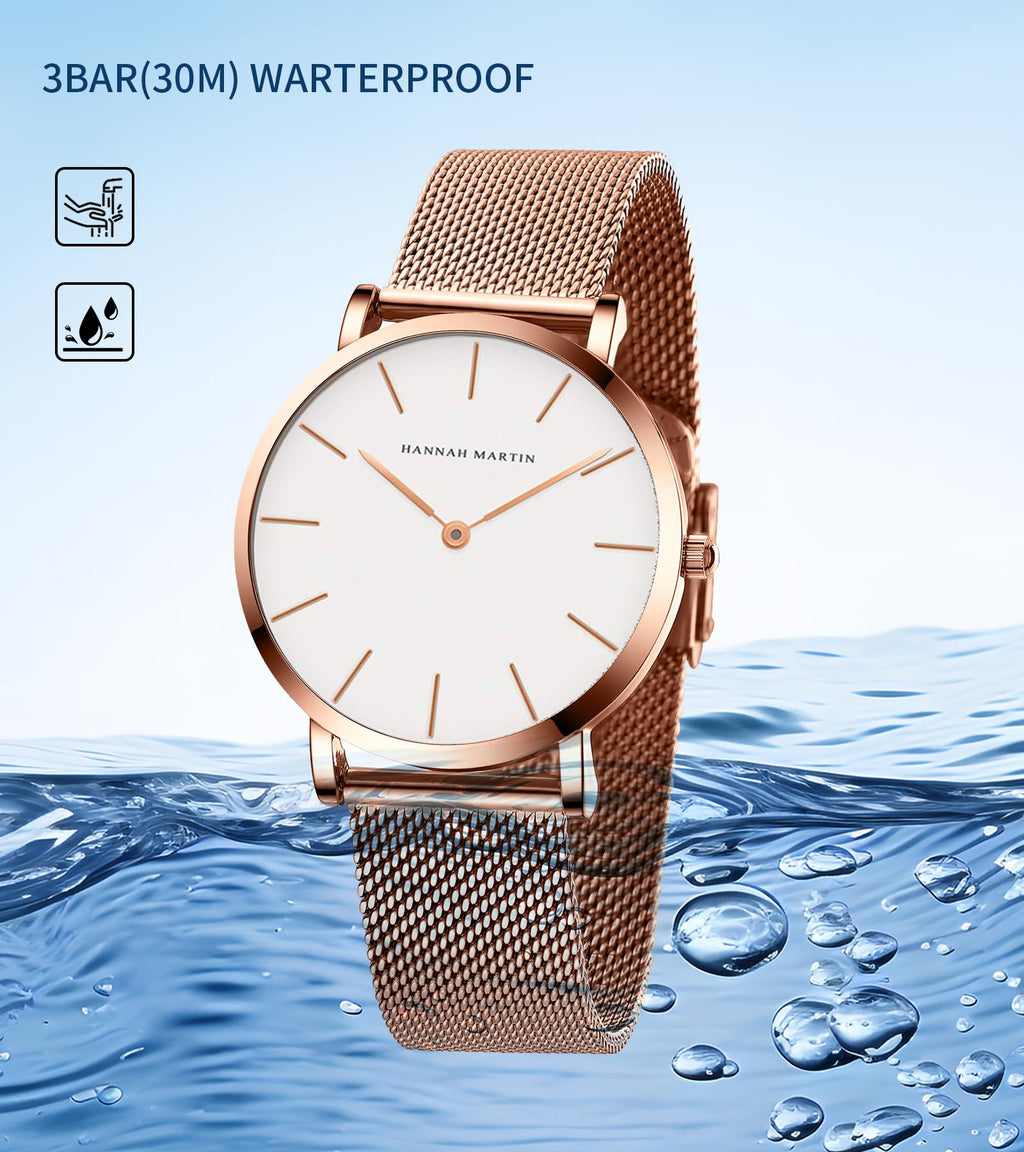 Hannah Martin Women's 36mm Minimalist Watch