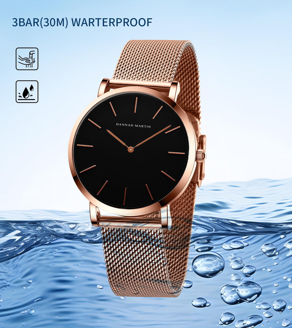 Hannah Martin Women's 36mm Minimalist Watch