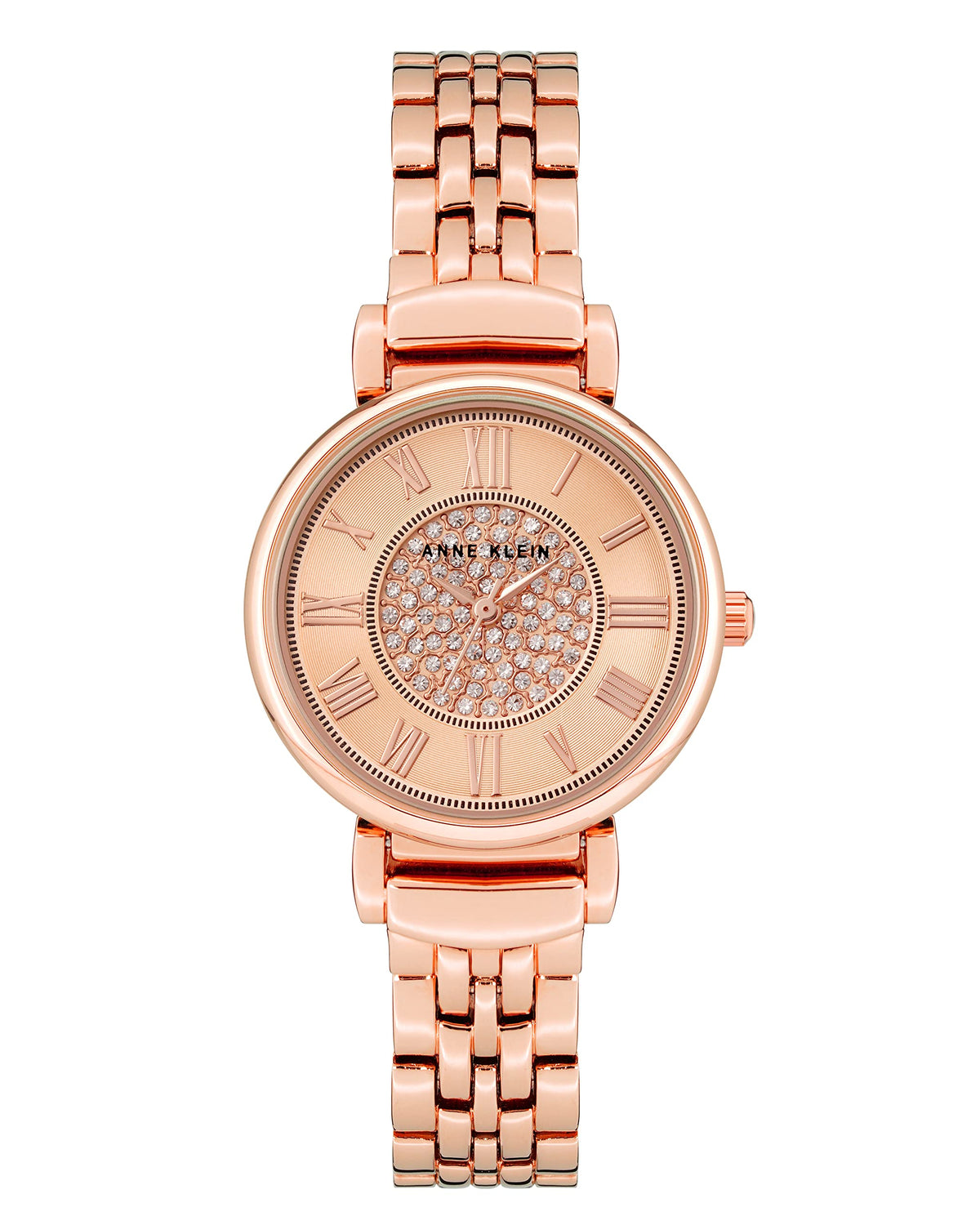 Anne Klein Women's Bracelet Watch – Gold-Tone Link Band, Roman Numeral Dial
