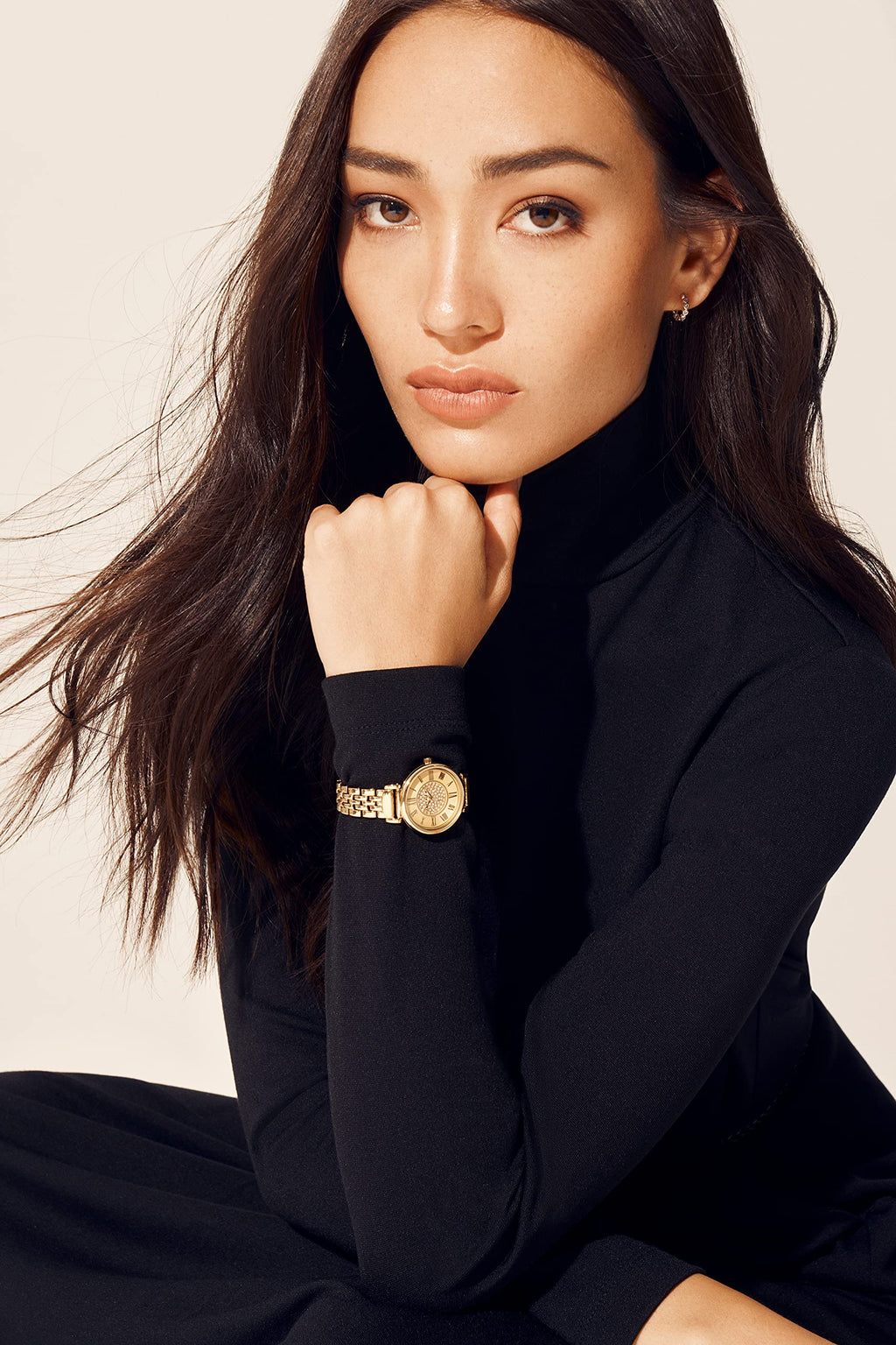 Anne Klein Women's Bracelet Watch – Gold-Tone Link Band, Roman Numeral Dial