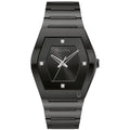 Bulova Gemini Women's Black Dial Steel Watch | 98D177