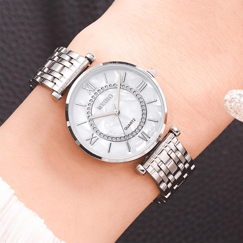 STEVVEX Women's 31mm Quartz Watch & Bracelet Set | ST1WT3272NNBG
