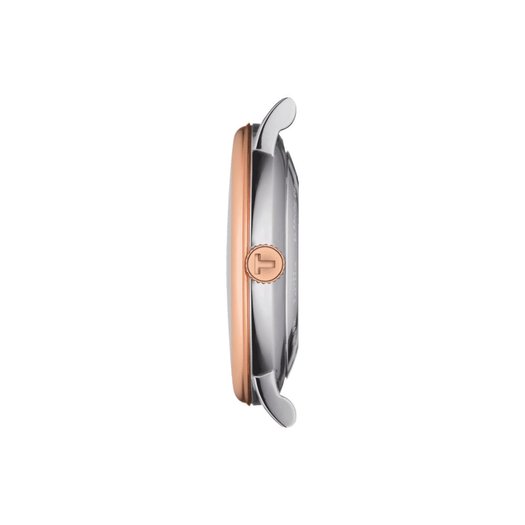Tissot Carson Premium Powermatic 80 Men's 40mm Watch | Steel & Rose Gold