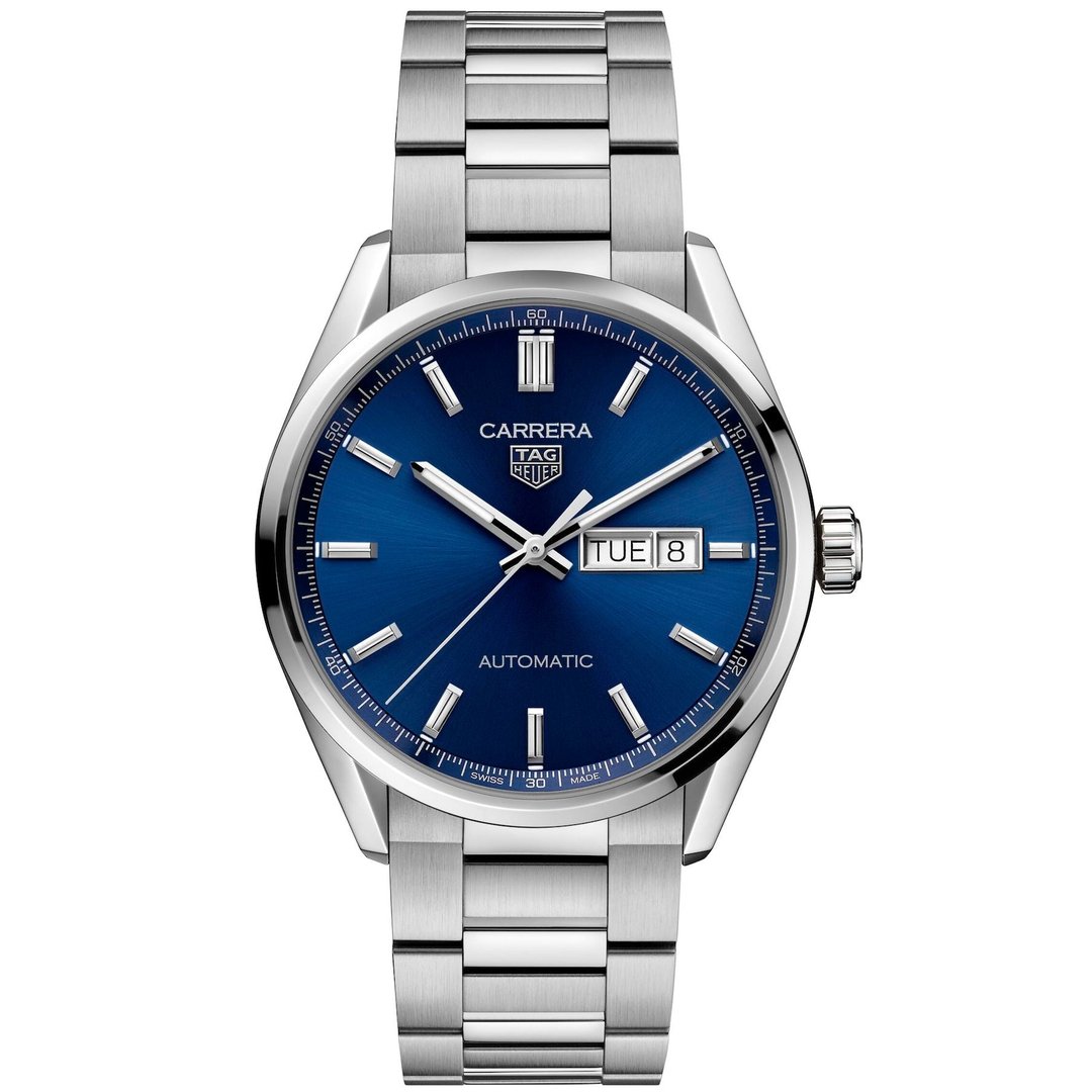 TAG Heuer Carrera Calibre 5 41mm Blue Dial Watch | Ex-Display