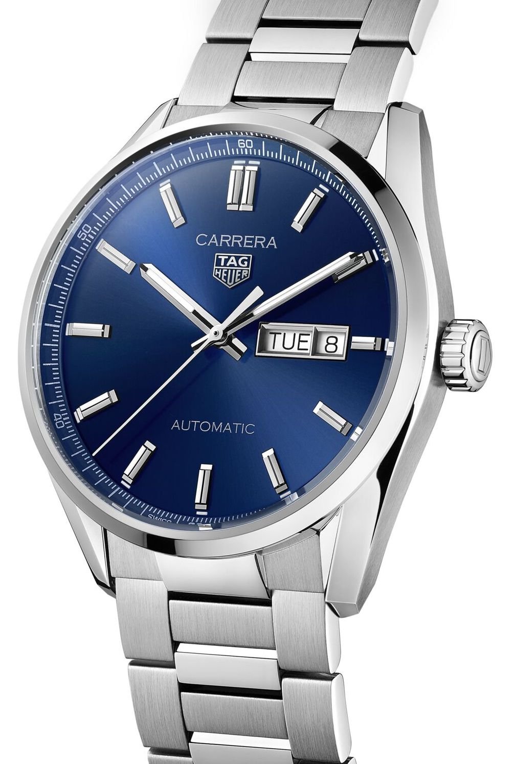 TAG Heuer Carrera Calibre 5 41mm Blue Dial Watch | Ex-Display