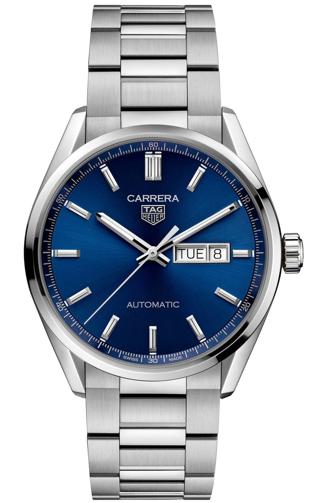 TAG Heuer Carrera Calibre 5 41mm Blue Dial Watch | Ex-Display