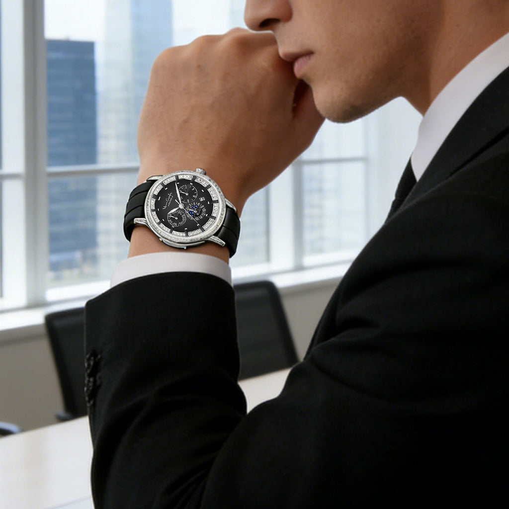 VAN GOGH Bohui Men's Mechanical Watch | Blue or Black