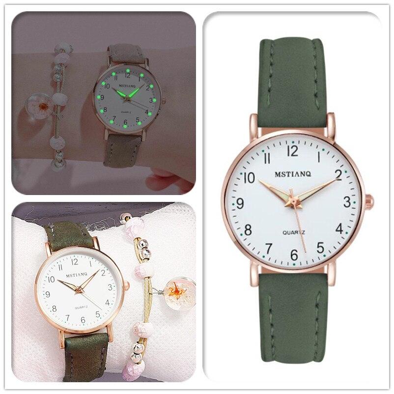 STEVVEX Women's 30mm Quartz Leather-Strap Watch | STGD278NTE
