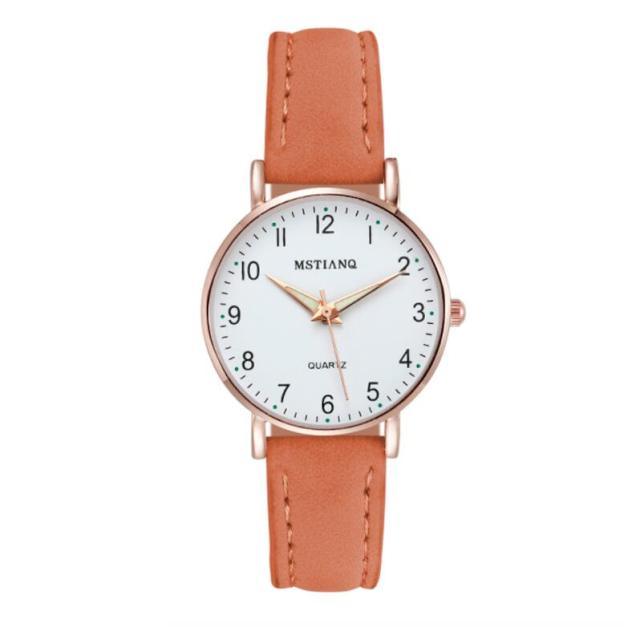 STEVVEX Women's 30mm Quartz Leather-Strap Watch | STGD278NTE