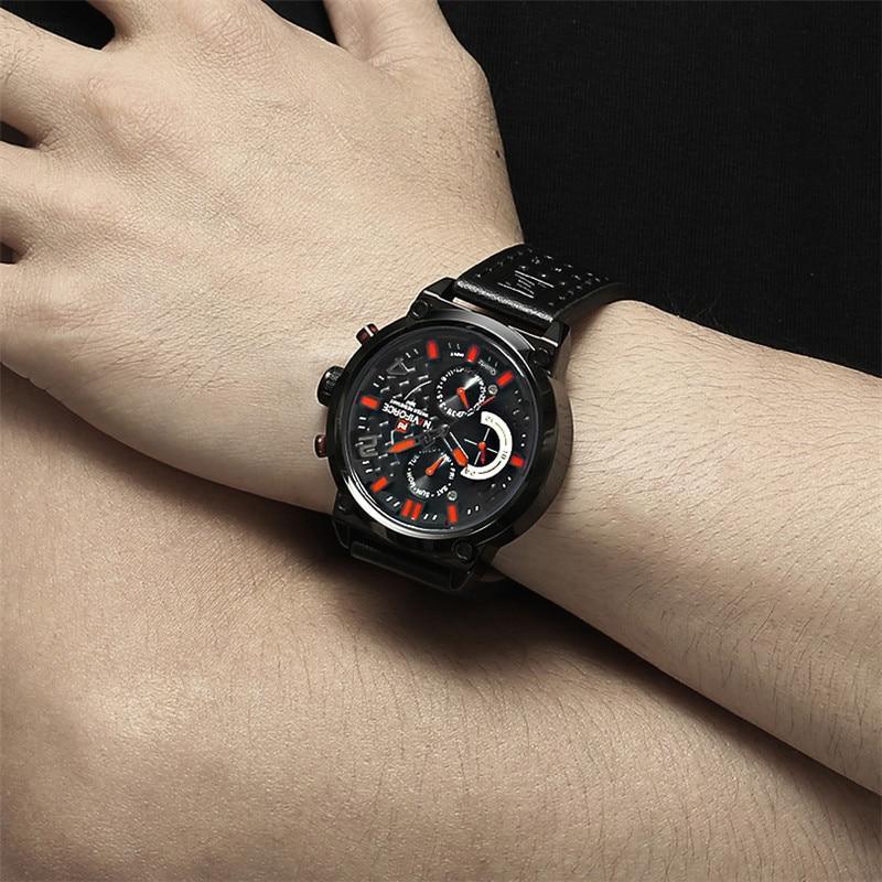 STEVVEX Men's 48mm Quartz Sport Watch | ST1N1150MMFK