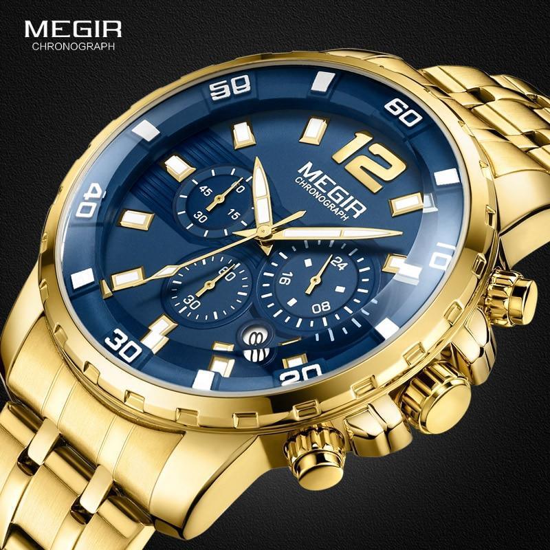 STEVVEX Men's 46mm Quartz Chronograph Watch | ST858DEDNUY4