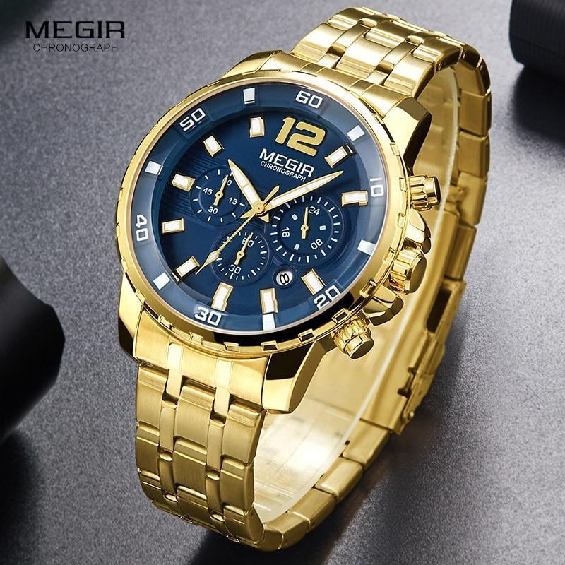 STEVVEX Men's 46mm Quartz Chronograph Watch | ST858DEDNUY4