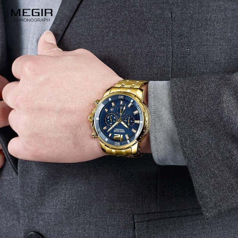 STEVVEX Men's 46mm Quartz Chronograph Watch | ST858DEDNUY4