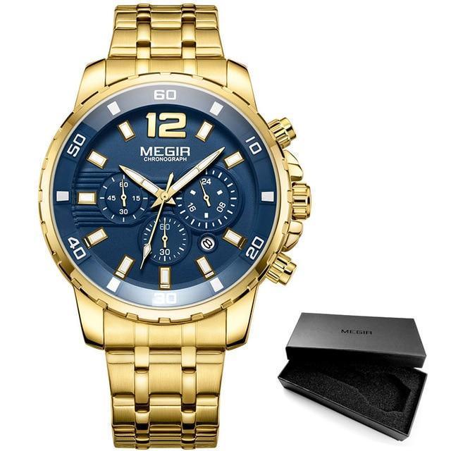 STEVVEX Men's 46mm Quartz Chronograph Watch | ST858DEDNUY4