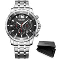STEVVEX Men's 46mm Quartz Chronograph Watch | ST858DEDNUY4