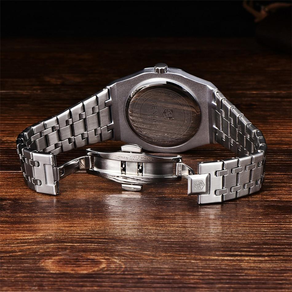 STEVVEX Men's 42mm Quartz Bracelet Watch | ST522KNR25