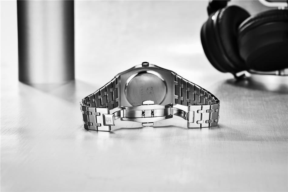 STEVVEX Men's 42mm Quartz Bracelet Watch | ST522KNR25
