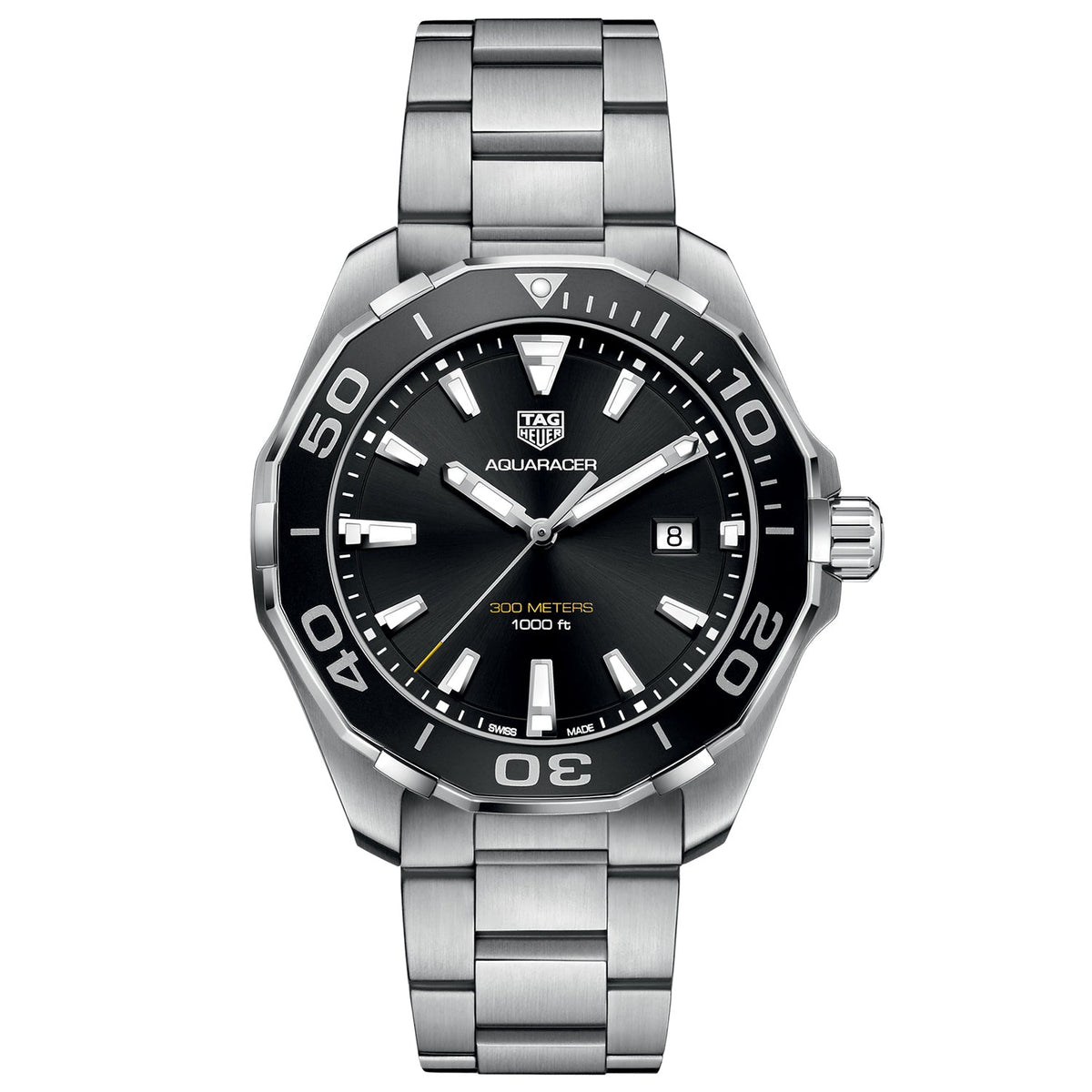 TAG Heuer Aquaracer Men's Black Dial Watch | WAY101A.BA0746