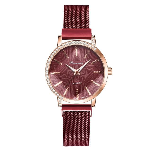 STEVVEX Women's 28mm Quartz Dress Watch | STGD033LFR