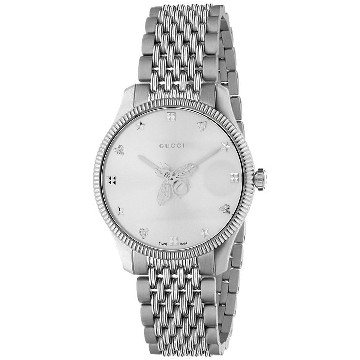 Gucci G-Timeless Women's Silver Dial Watch | YA1264153