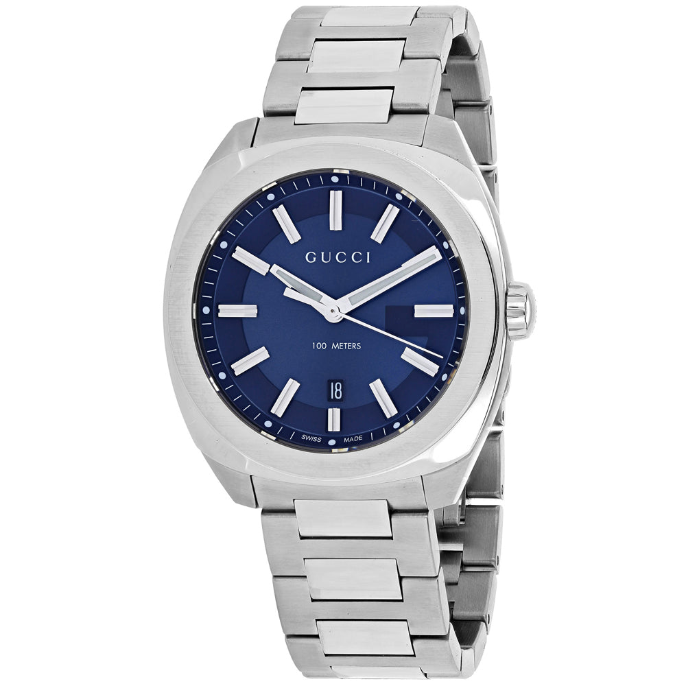 Gucci Men's Blue Dial Stainless Steel Watch | YA142303
